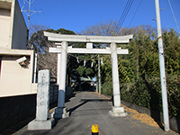 上染屋八幡神社鳥居