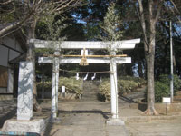 人見稲荷神社鳥居