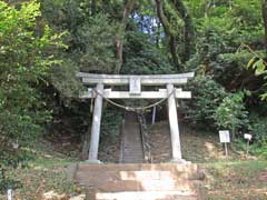 中山白山神社鳥居