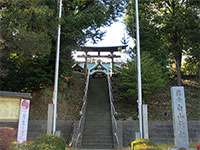 落合白山神社鳥居