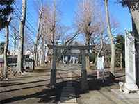 小川日枝神社鳥居