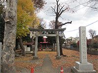 西砂阿豆佐味天神社鳥居