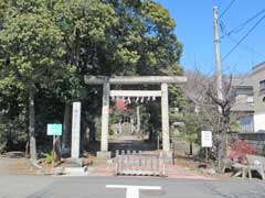 阿豆佐味天神社鳥居