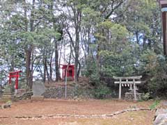 境内社機神社と権現山稲荷神社