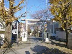 池袋氷川神社一鳥居