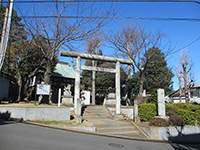 あざみ野神明社鳥居