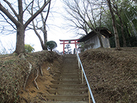 荏田町熊野神社鳥居