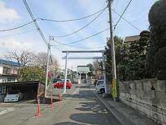 神奈川坂神明社鳥居