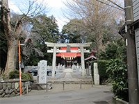 川井宿八幡神社鳥居