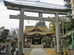 東神奈川熊野神社鳥居
