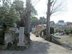 鳥山八幡宮鳥居参道