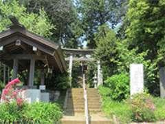 西八朔杉山神社鳥居