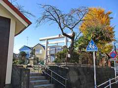 永田白幡神社鳥居