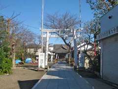 矢向日枝神社二鳥居